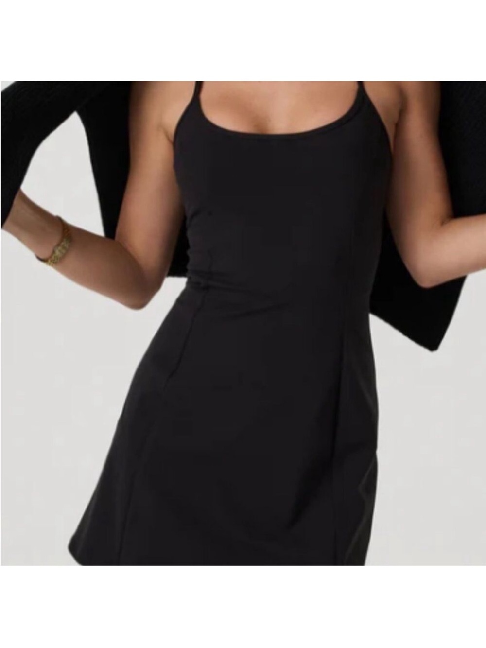 Vuori Black One Shot Tennis Dress